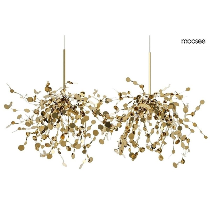 MOOSEE Lampa wisząca MONETE złota