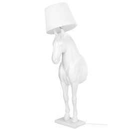MOOSEE lampa podłogowa KOŃ HORSE STAND    M biała - włókno szklane