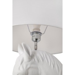 MOOSEE lampa podłogowa KOŃ HORSE STAND    M biała - włókno szklane