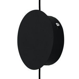 MOOSEE lampa ścienna FLUSSO WALL czarna