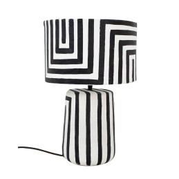 KARE lampa stołowa STRISCE 44 cm          biało-czarna