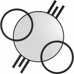 KARE lustro ścienne TRIPLE CIRCLE         124x119 cm