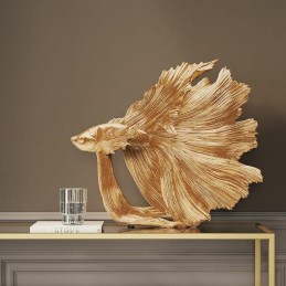 KARE dekoracja BETTA FISH S złota
