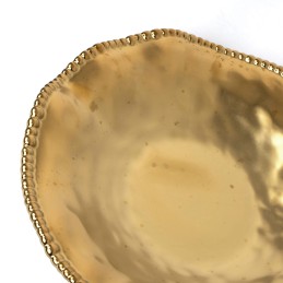 KARE komplet 2 półmisków BELL 36 cm       złoty