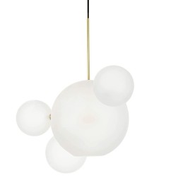 MOOSEE lampa wisząca CAPRI LINE 3 złota   / biała