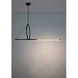 MOOSEE lampa wisząca STICK czarna
