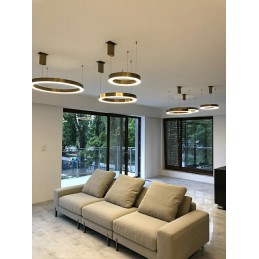 MOOSEE lampa wisząca RING 100 złota