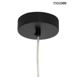 MOOSEE lampa wisząca ALURE OVAL 120       czarna/mleczna