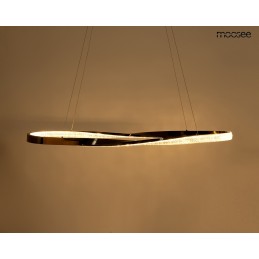 MOOSEE lampa wisząca ANILLO 120 czarny    chrom
