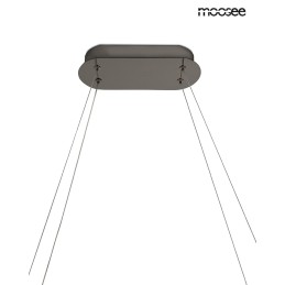 MOOSEE lampa wisząca ANILLO 120 czarny    chrom