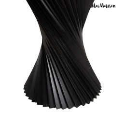 MaMaison stół jadalniany TANGO 120        czarny marmur / drewno mango