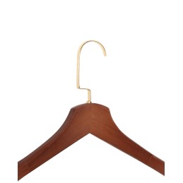 Zestaw 4 wieszaków SHP HARDI brązowy