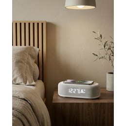 SHP BAXTER 5w1 ładowarka indukcyjna /     zegar / budzik / lampka / termometr