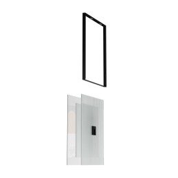 UMBRA zestaw 4 ramek na zdjęcia FLUTE     WALL czarny