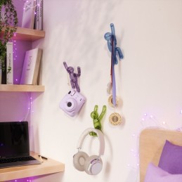 UMBRA wieszak ścienny BUDDY               wielokolorowy