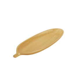 Taca dekoracyjna SHP LEAF złota