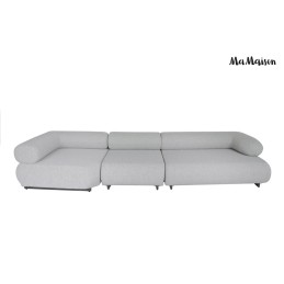 MaMaison sofa ogrodowa ALEXANDER szara    (poduszki i pokrowiec w zestawie)