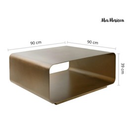 MaMaison stolik kawowy NOURA 90 złoty