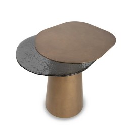 MaMaison stolik ORFEO 70 złoty / czarny