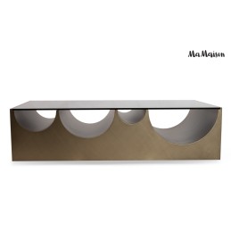 MaMaison stolik kawowy DRAGON 150 złoty   / czarny