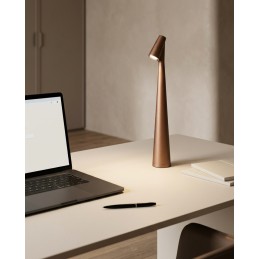 Lampka biurkowa / ogrodowa SHP SLIM       brązowa