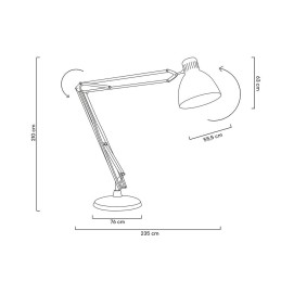 MOOSEE lampa podłogowa GIGANT czarna