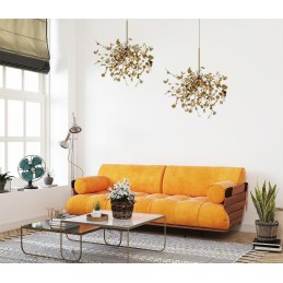 MOOSEE lampa wisząca MONETE SINGLE złota