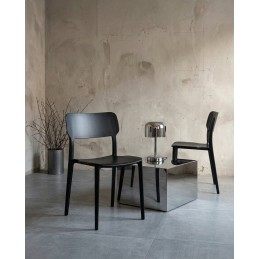 Zestaw 4 krzeseł AGAT PREMIUM czarne -    polipropylen