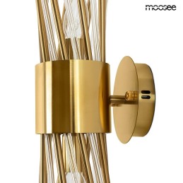 MOOSEE zestaw 2 lamp ściennych LORENZO    złoty