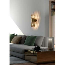 MOOSEE zestaw 2 lamp ściennych LORENZO    złoty