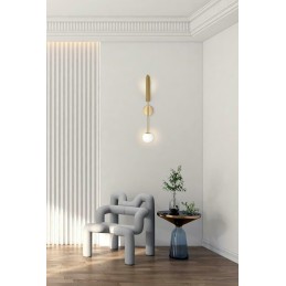 MOOSEE zestaw 2 lamp ściennych LUCCA      złoty