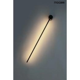 MOOSEE zestaw 2 lamp ściennych OMBRE 60   czarny