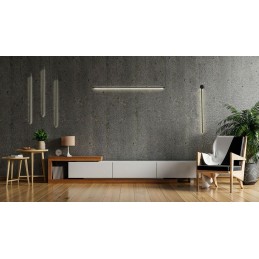 MOOSEE zestaw 2 lamp ściennych OMBRE 60   czarny