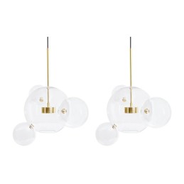 MOOSEE zestaw 2 lamp wiszących CAPRI 4    złoty