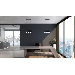 MOOSEE zestaw 2 lamp wiszących DROPS 3    czarny