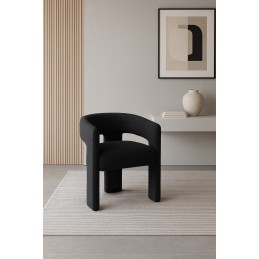 Leith LET71BLK Krzesło tapicerowane