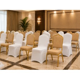 Zestaw 4 krzeseł bankietowych HERA + 4    pokrowce WEDING