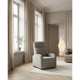 Fotel RELAX PREMIUM jasny szary