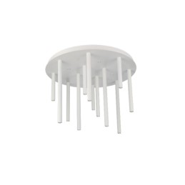 AZZARDO lampa sufitowa / plafon ILIOS 12  TOP 3-STEP DIMM biała