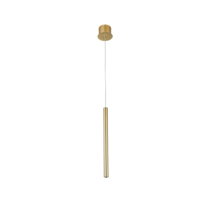 AZZARDO lampa wisząca ILIOS 1 złota