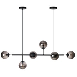 AZZARDO lampa wisząca HELIOS 6 czarna