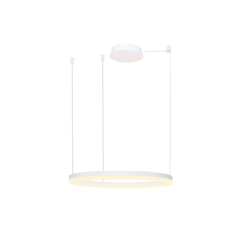 AZZARDO lampa wisząca HALO 80 biała