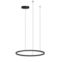 AZZARDO lampa wisząca HALO 120 CCT DIMM   z pilotem czarna