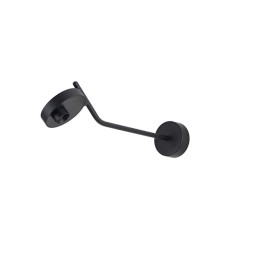 AZZARDO lampa ścienna ISEO ARM WALL       czarna