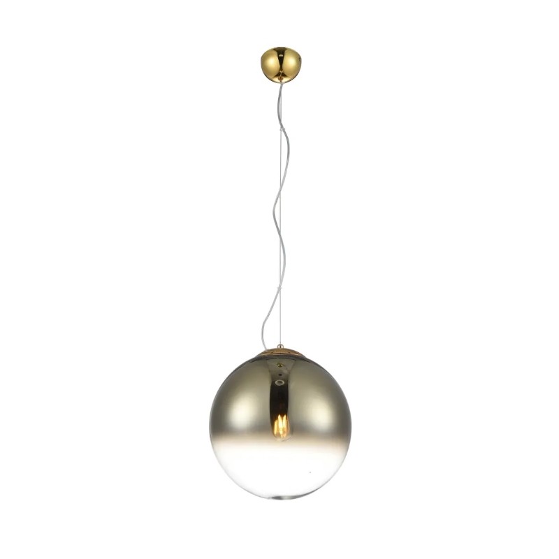 AZZARDO lampa wisząca IRIS 30 złota