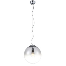 AZZARDO lampa wisząca IRIS 30 srebrna