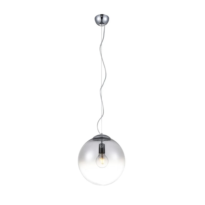 AZZARDO lampa wisząca IRIS 30 srebrna
