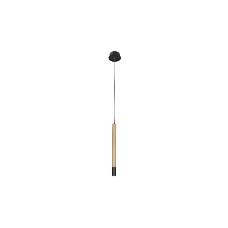 AZZARDO lampa wisząca IZOLDA 1 brązowa    / drewno