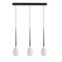 AZZARDO lampa wisząca IZZA 3 biała