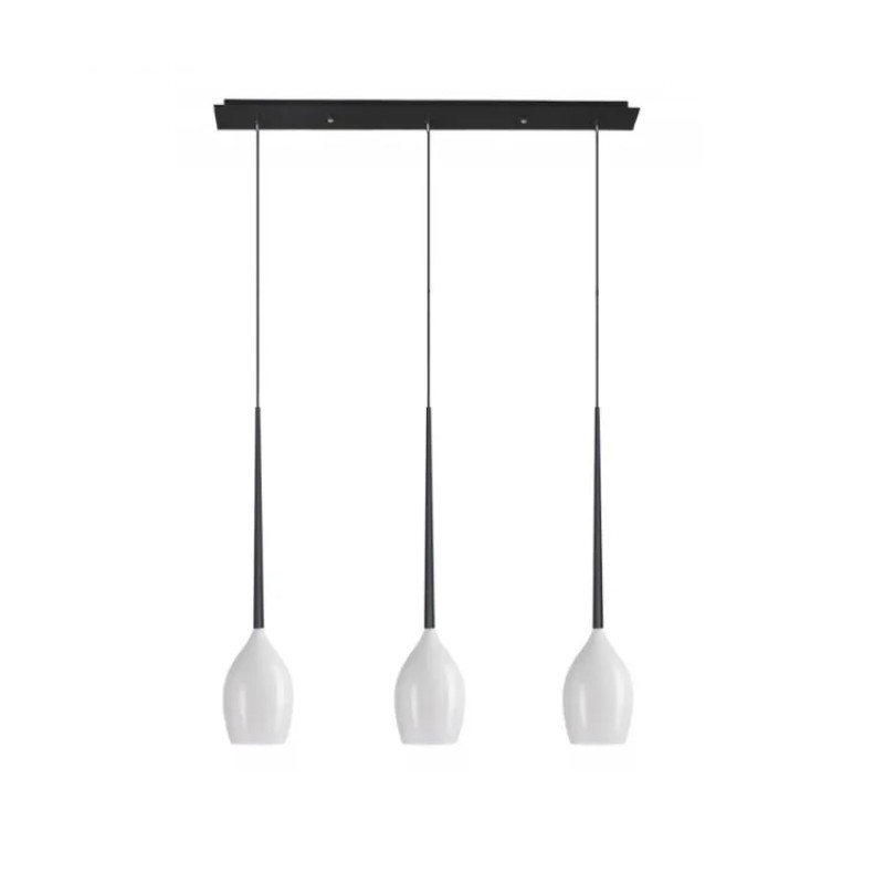 AZZARDO lampa wisząca IZZA 3 biała